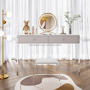 Phổ biến sang trọng sử dụng nhà nổi <span class=keywords><strong>Acrylic</strong></span> trang điểm bảng thiết kế đơn giản trong suốt phòng <span class=keywords><strong>Acrylic</strong></span> bàn trang điểm - Product Image 4