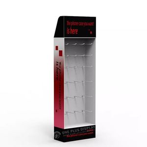 Groothandel Speciale Eco-vriendelijke Op maat gemaakte Draaibare Opvouwbare Bedrukte Promotionele Papieren Rek Telefoonaccessoires Haak Karton - Product Image 5