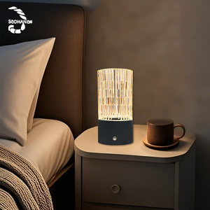 Hiệu quả cao tùy chỉnh nhà trang trí đèn bàn 5W Acrylic sắt ba cấp độ mờ dẫn đèn bàn sang trọng - Product Image 3