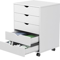 Armoire de classement de bureau moderne en acier réglable avec plus de 4 tiroirs, roulettes amovibles, pour usage scolaire et hôtelier