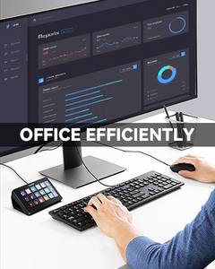 Hình ảnh dòng boong Bàn phím LCD Nút 15 phím Sống Sáng tạo nội dung điều khiển nút tùy chỉnh cho Windows/MacOS/Android/IOS Quà Tặng - Product Image 3