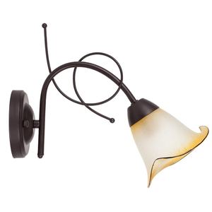 Applique - lampada da terra marrone, dimensioni 24x29x13 cm, design elegante, base stabile, risparmio energetico, ideale per interni. - Product Image 1