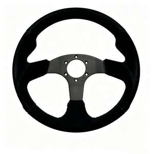 Volant de drift en suède haute adhérence, plat et profond, en aluminium 6061, PCD 6*70mm, universel pour simulateur de course et <span class=keywords><strong>voiture</strong></span> de drift - Product Image 1