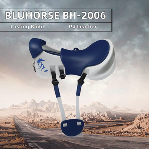 BLUHORSE BH-4103 Horse Snap English Endurance Saddle PU Leather Fiber <b>Tree</b> Nickel-Plated Hardware Durable Customised Packaging - Product Image 2