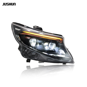 ชุดไฟหน้า Mercedes-Benz Vito แบบ LED พร้อมไฟวิ่งกลางวัน รุ่นเก่าแปลงเป็นรุ่นใหม่ - Product Image 2