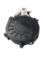 Carrete de Cable Eléctrico Retráctil Mini de 12V con Enchufe Americano y Cable USB Retráctil de 1.5m, Precio Mayorista, Ignífugo