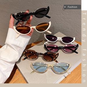 Nueva llegada Lunettes <span class=keywords><strong>De</strong></span> Soleil Femme venta al por mayor verano Uv 400 protección Vintage Retro pequeño marco ojo <span class=keywords><strong>de</strong></span> gato gafas <span class=keywords><strong>de</strong></span> sol para mujeres - Product Image 5