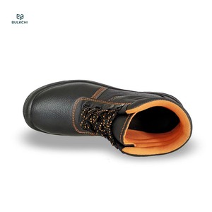 Scarpe Antinfortunistiche CE con Punta in Acciaio, in Vera Pelle, Antiscivolo, Resistenti alle Forature, Scarpe da <span class=keywords><strong>Lavoro</strong></span> Durevoli per Uomo, per Lavori Industriali Pesanti - Product Image 2
