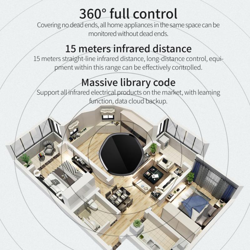 Tuya Zigbee Smart Gateway hub 3 In 1 Multimodal IR Remote Controller   Voice Control Compatible with Alexa Google