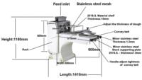 Équipement de boulangerie commerciale Baguette Hotdog Toast Machine à façonner la machine à mouler la pâte Machine à rouler la pâte