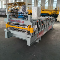 Máquina de Prensado de Tejas de Doble Capa de Alta Velocidad Totalmente Automática, Suministro de Fábrica, Maquinaria de Alta Calidad para Fabricación de Tejas de Color