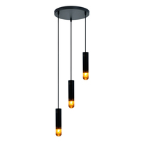 Ideas Decorativas Personalizadas, Lámparas Colgantes LED de Hierro con Forma de Mini Globo para Comedor
