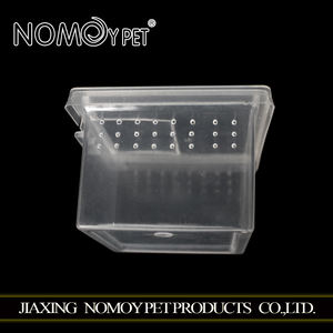 NOMOYPET, venta al por mayor, caja de cría cuadrada pequeña transparente, jaula de Tarantula para Reptiles - Product Image 4