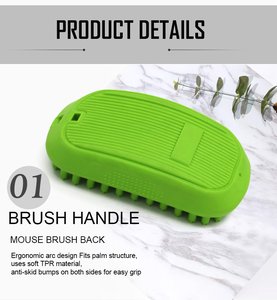 चर पोर्टेबल भूरे रंग के लकड़ी के रबर कुत्ते और बिल्ली के टुकड़े टुकड़े टुकड़े टुकड़े - Product Image 6