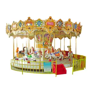 New Luna Park Amusement Rides Carnival Children's Musical Carousel For Sale