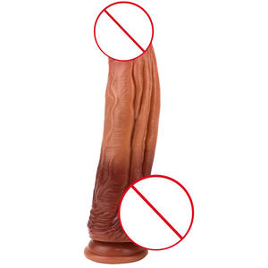 Großhandel superlang realistisches Sexspielzeug für Erwachsene Penis-Spielzeug großer Dildo für Damen Penis-Masturbator - Product Image 3