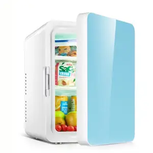 Nevera Mini portátil inteligente de 8l, refrigerador de maquillaje para el hogar, Hotel y coche