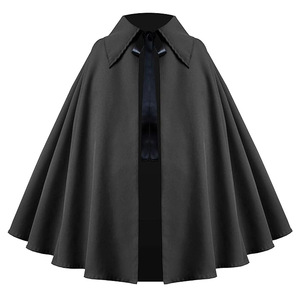 Capa de <span class=keywords><strong>Bruja</strong></span> Gótica Steampunk Medieval Renacentista Corta para Adulto, Disfraz CRHO-019 - Product Image 5