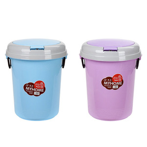 Promotional household durable small plastic trash can