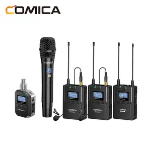 COMICA CVM-WM200/300 HTX II UHF 96-канальный металлический беспроводной микрофон