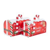 Boîte à jouets pour enfants en carton rigide à impression personnalisée avec poignée Emballage cadeau de Noël pour enfants Valise Boîte de naissance pour bébé