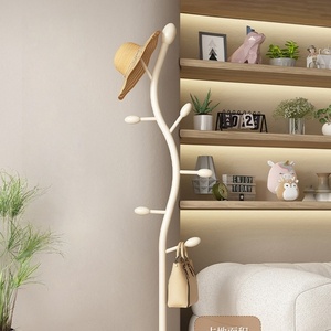 Cintre en os de poisson en métal de style simple pour chambre à coucher et hall, support de suspension au sol pour vêtements au design moderne - Product Image 6