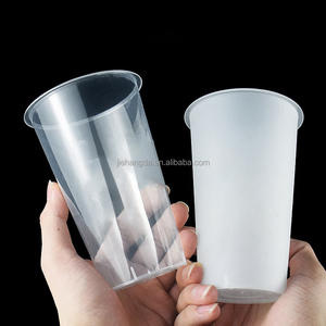 12oz 24oz 500ml Hot Beverage Packaging Descartável PP Plastic Cup Drink Juice Bubble Tea <span class=keywords><strong>Coffee</strong></span> Transparente Frosted <span class=keywords><strong>Cups</strong></span> - Product Image 4