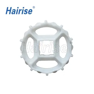 Hairise conveyor belt chain plastic gear with wheel