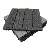 Dalles de terrasse extérieures modernes emboîtables 30x30cm, imperméables, écologiques, antidérapantes, ignifuges pour balcon et patio