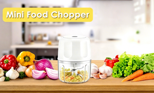 Electric Mini Food Chopper 250ML Portable Garlic Chopper with USB Charging Mini Food Slicer for Onion Vegetables Chili Ginger - Product Image 2