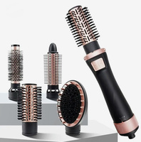 MK-566 Mesky Ensemble de brosses sèche-cheveux multifonctionnelles professionnelles à air chaud rotatif automatique 5 en 1 pour la maison