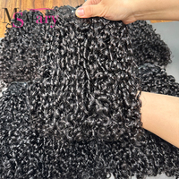 Extensiones de Cabello Humano Virgen Vietnamita 15A de Doble Trama, Rizado Pixie, Grueso y Liso, de Proveedores de Cabello Humano SDD