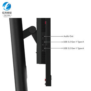 Moniteur d'<span class=keywords><strong>ordinateur</strong></span> portable et de bureau Lenovo ThinkVision T24v-30 23,8 pouces IPS 75 Hz FHD avec caméra HDMI+VGA+DP+USB 99% sRGB - Product Image 5