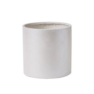 Macetas de cemento de magnesio de gran venta en varios tamaños Macetas suculentas de cerámica cilíndrica Diseño minimalista brillante - Product Image 5