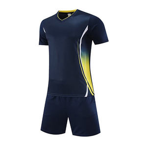 Ensemble d'uniformes de football personnalisés Maillot de football rétro Maillots de football français personnalisés pour le sport - Product Image 5