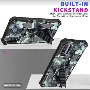 เคสโทรศัพท์มือถือสำหรับ Moto <span class=keywords><strong>G</strong></span> Stylus 5G 2023ปกป้องการกระแทกแม่เหล็กขาตั้งสีเขียวลายพราง - Product Image 6