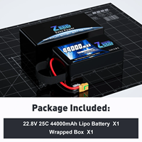 Zeee batterie de drone à haute densité d'énergie 6S HV FPV 22.8V 44000mAh batterie Lipo 25C avec connecteur XT90-S pour FPV agricole