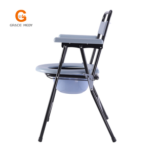 Chaise de toilette pliable et réglable en hauteur pour personnes handicapées, prix abordable, en vente - Product Image 5