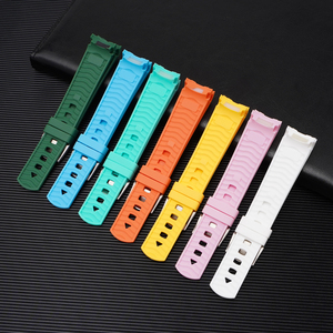 Correa de reloj de 12 colores, correas de reloj de pulsera de 20mm, correa de goma de TPU con extremo curvo para <span class=keywords><strong>Omega</strong></span> X Swatch <span class=keywords><strong>Moon</strong></span> <span class=keywords><strong>Watch</strong></span>, Correa Moonswatch - Product Image 6