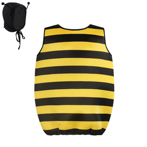 Costume de cosplay d'abeille, taille unique, avec chapeau inclus, pour les jeux de rôle d'Halloween - Product Image 1