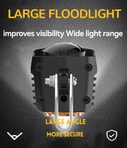 Nouveau vélo électrique 36V 48V, <span class=keywords><strong>lampe</strong></span> de vélo électrique avec klaxon, accessoires étanches de haute qualité, phare - Product Image 3