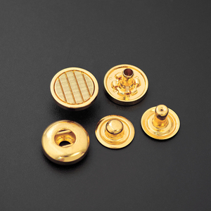 OEM Custom Metal <b>Snap</b> Button Eco Friendly Standard Round Square Multiple Metal Options Sturdy <b>Fastener</b> For Clothing - Product Image 1