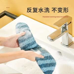 Funda para asiento de inodoro a rayas, de felpa gruesa, impermeable, para uso en otoño e invierno - Product Image 4