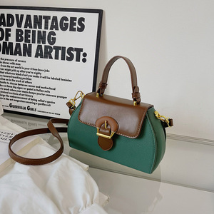 New Casual French Fashion Tote Bag Cute Small <b>Square</b> Bag With Flip Button Bags Women Handbags Ladies Tanjing - Product Image 6