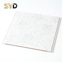 Panneaux de plafond et panneaux muraux en PVC marbré, carreaux de plafond décoratifs imperméables, grille de plafond pour cuisine, salle de bain, hôtel, intérieur