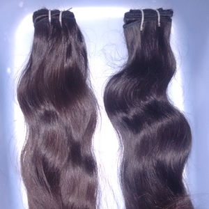 Cabello rizado natural, indio virgen, sin procesar, 100% Textura de onda de agua sin proceso de vapor, sin ácido - Product Image 1
