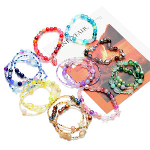 Zhubi <span class=keywords><strong>Chartreuse</strong></span> – boîte de perles rondes en verre de couleur verte mixte, 210 pièces, pendentifs en cristal de poisson de mer, petites perles de graine - Product Image 6