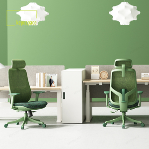 Chaise de bureau exécutive ergonomique en maille KEPO au design moderne avec appuie-tête réglable et soutien lombaire réglable, chaises de bureau à domicile - Product Image 2