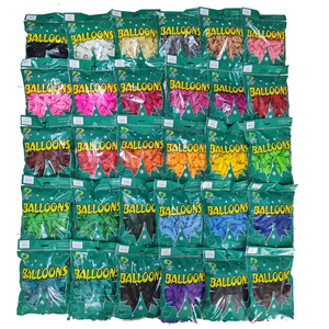 بيع بالجملة من المصنع بالونات لحفلات الزفاف معكرون معدنية غير لامعة لؤلؤ بالونات مطاطية غلوبوس لحفلات الزفاف/أعياد الميلاد - Product Image 1