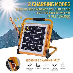Lámpara Solar de 50 Vatios con Iluminación LED para Emergencias y Camping, Paneles Solares Skle Ken50flood, Sistema de Energía Solar - Product Image 5